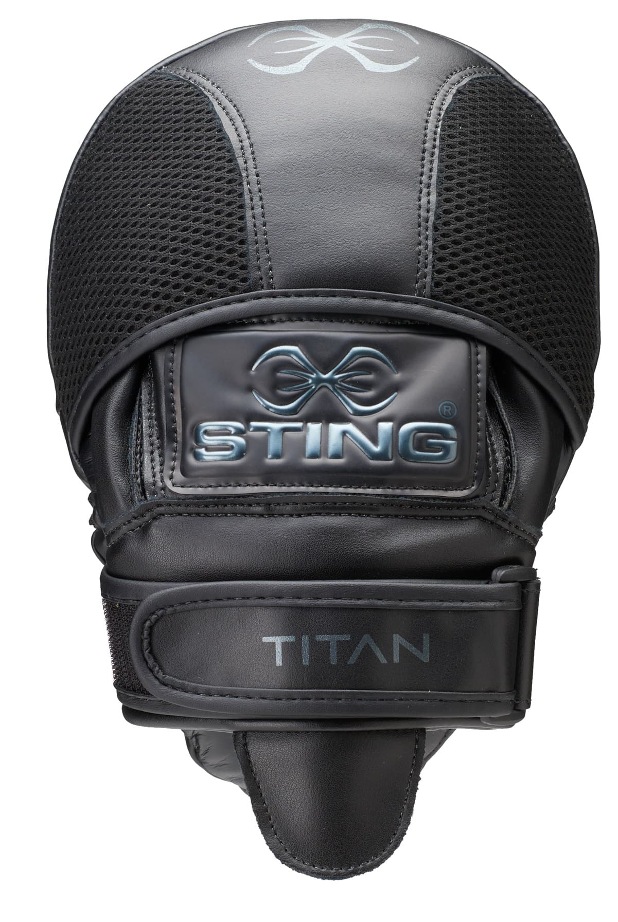 Sting Boxing Focus Mitts Titan Neo Gel Pads Black 